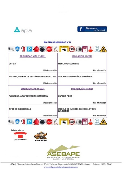 Boletín seguridad nº 24