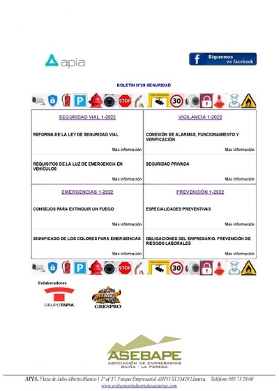 Boletín seguridad nº 26