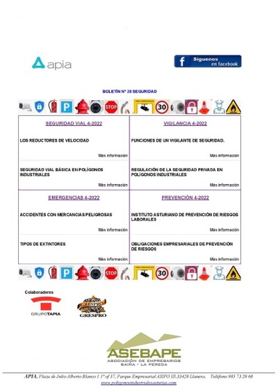 Boletín seguridad nº 28