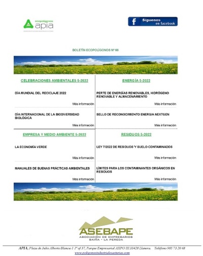 Boletín Ecopolígonos Nº 66
